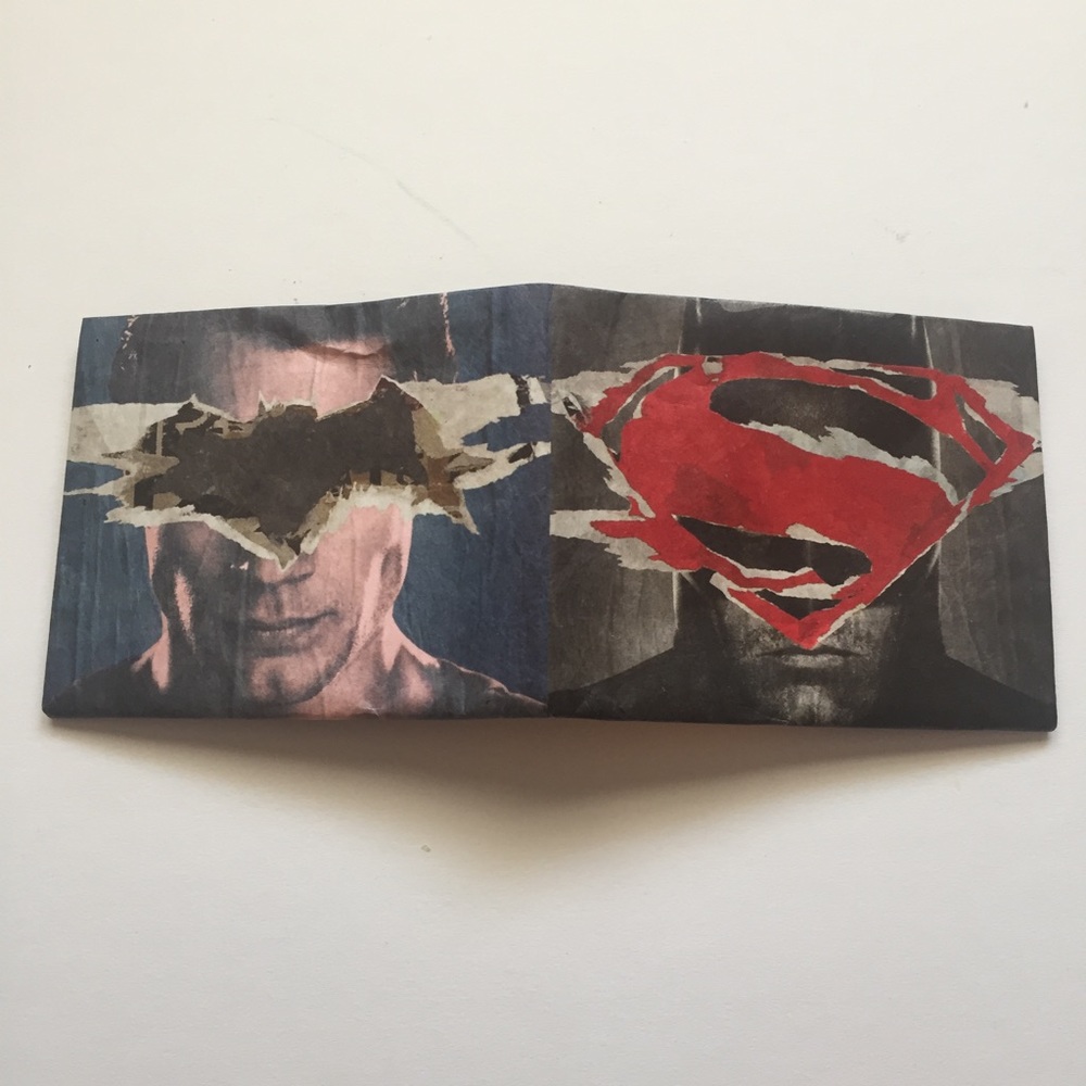 ❤️dc comics paper wallet